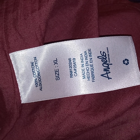 NWT,Maroon,Floral Print,Shoulder Tie,Stretchy,Elasticized,Halter/Smock Top💕💥🌺 - Picture 10 of 11